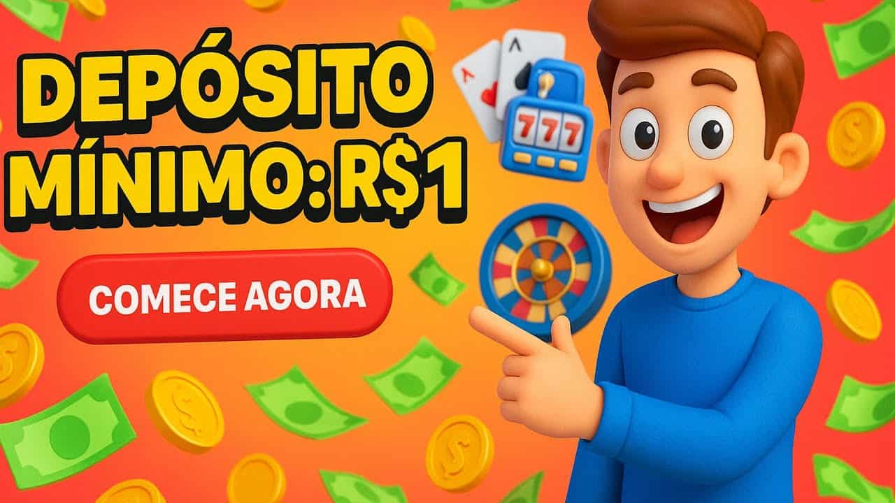 Cassino com depósito R$1 pix
