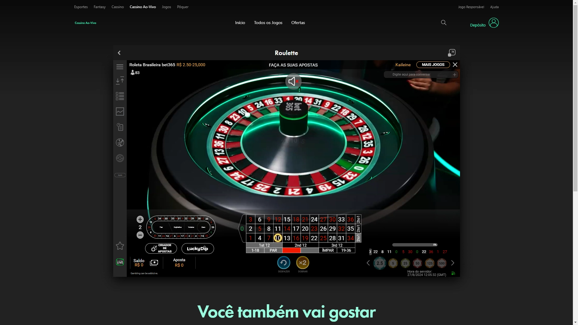 Cassino que roda no Android antigo