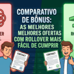Comparativo de Bônus: As Melhores Ofertas com Rollover Mais Fácil de Cumprir