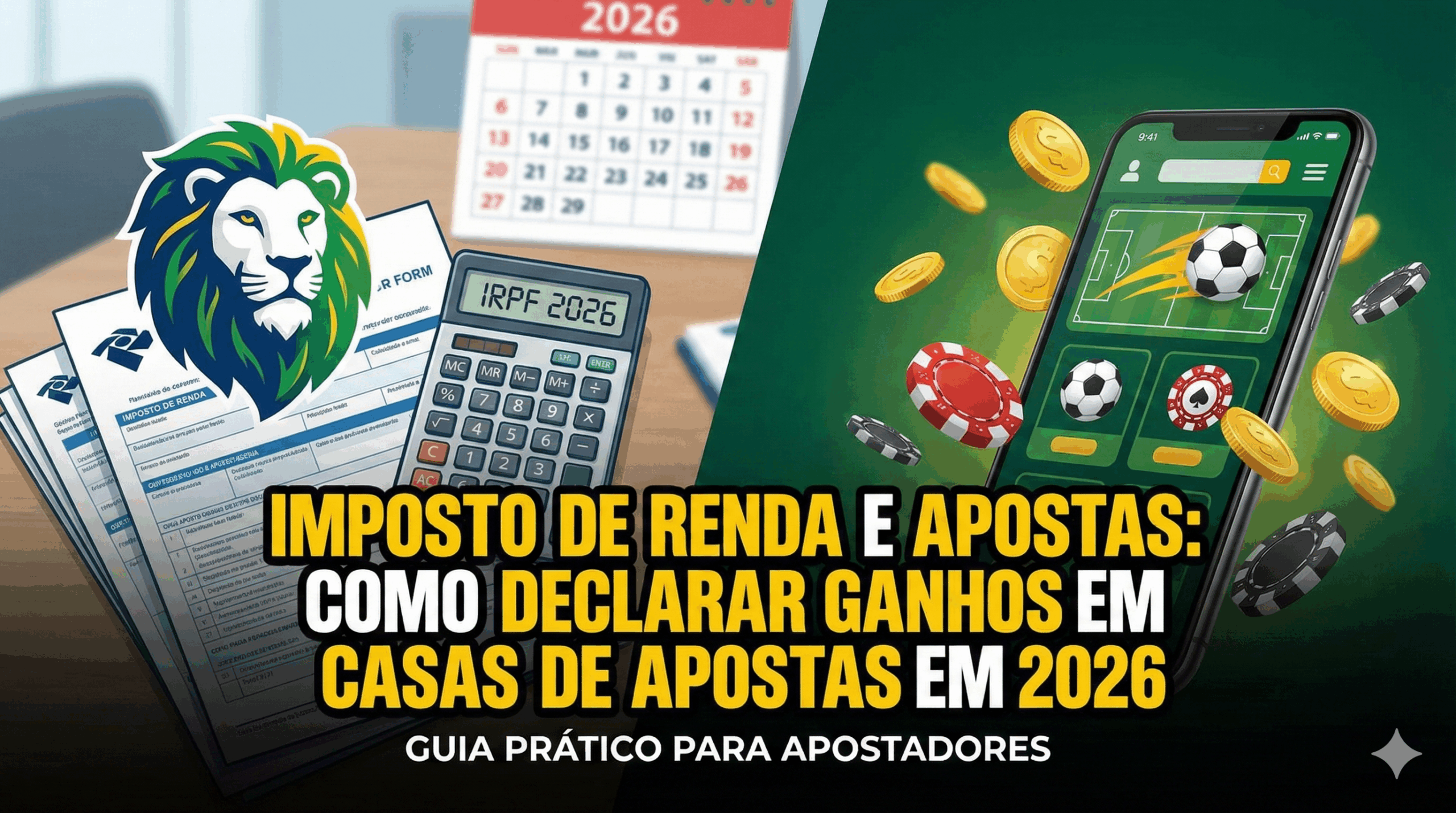 Imposto de Renda e Apostas: Como Declarar Ganhos em Casas de Apostas em 2026