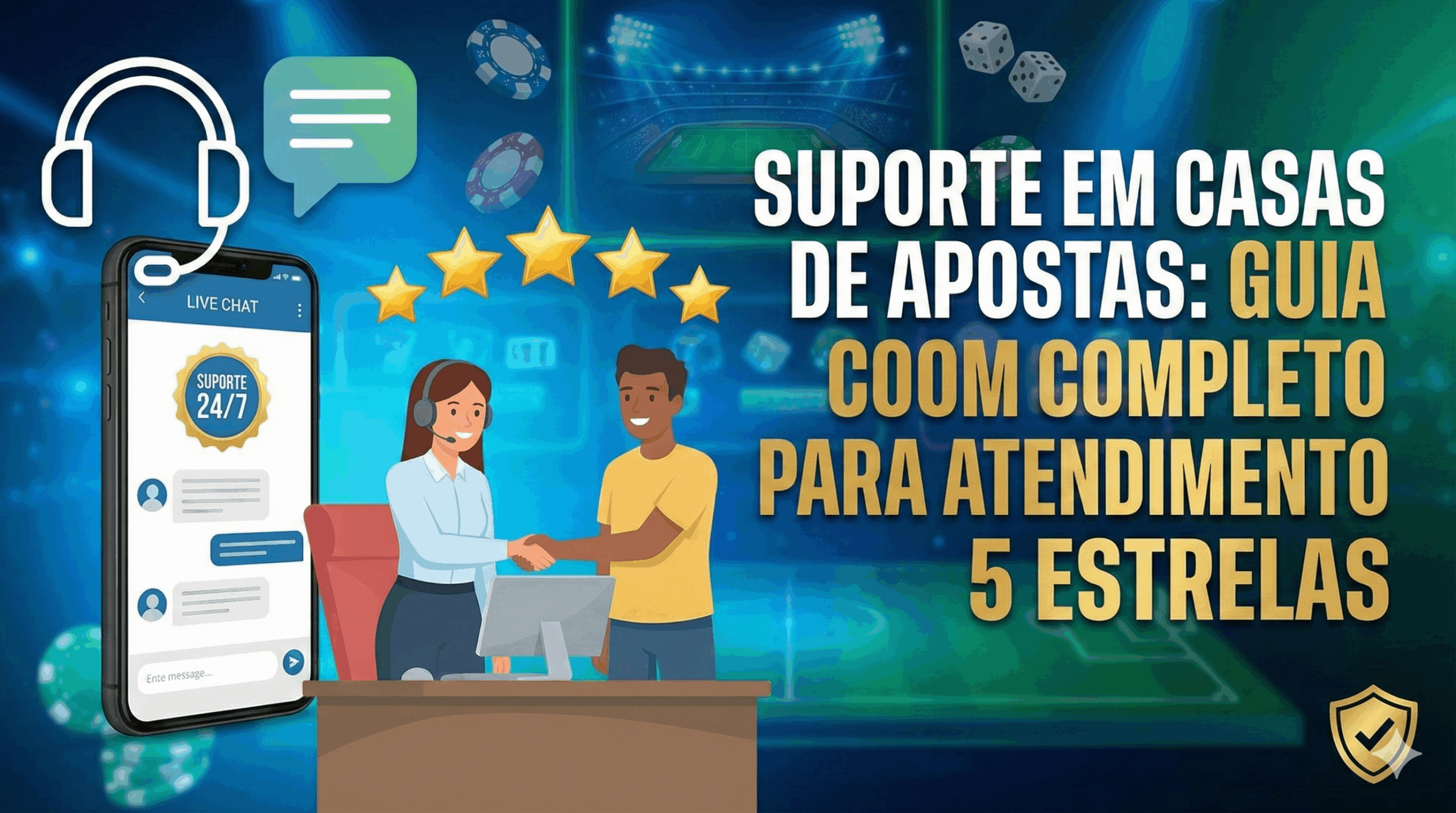 suporte em casas de apostas: como identificar atendimento realmente 5 estrelas